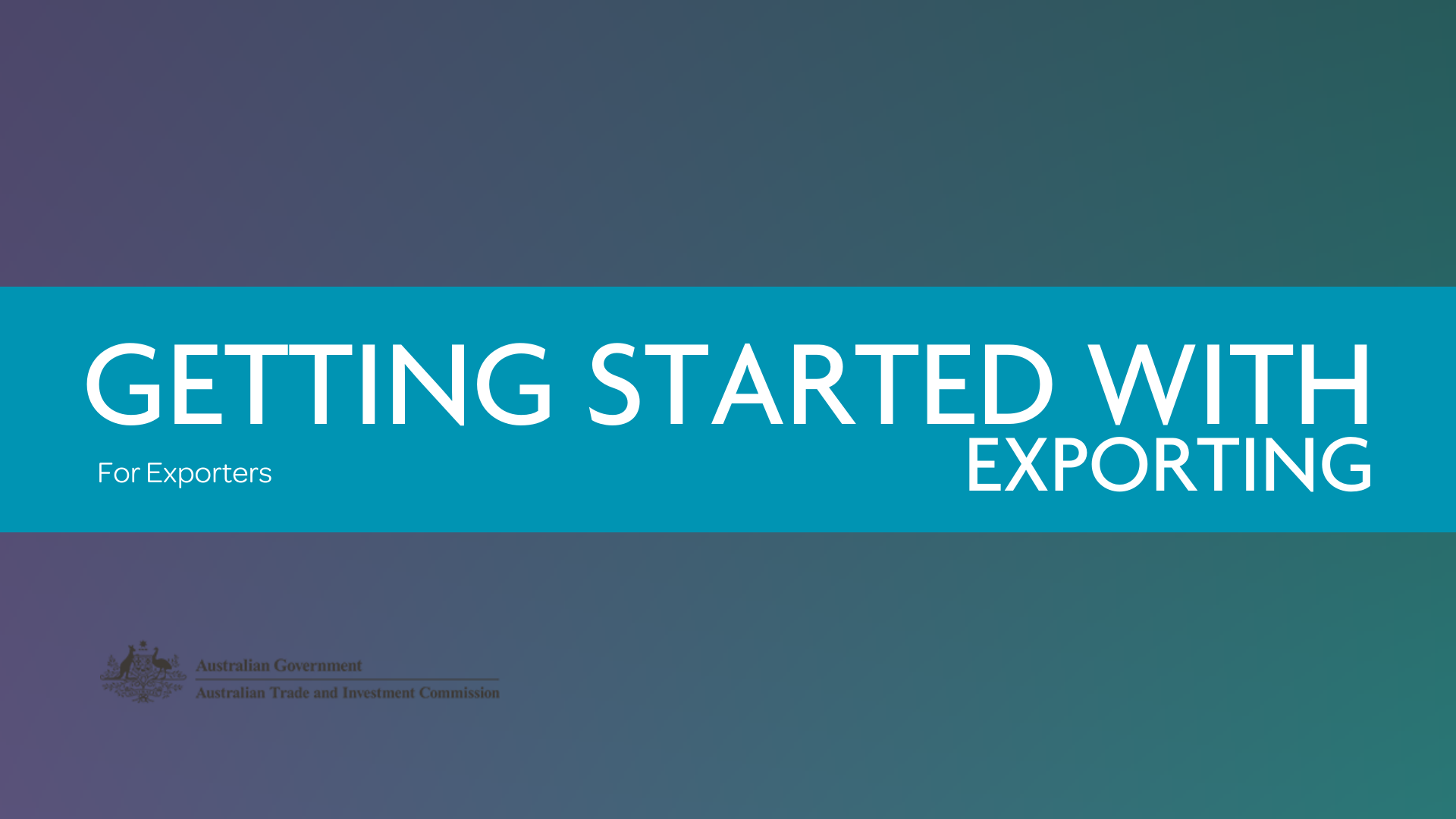 Getting Started With Exporting Thumb